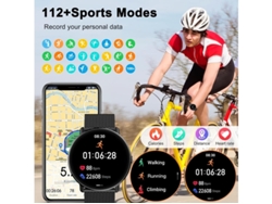 Reloj inteligente con pantalla táctil para mujer, función de llamada, pantalla grande de 1,43 pulgadas, Bluetooth 5.2, notificaciones de aplicaciones, Bestvite