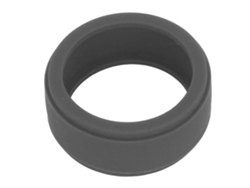 Funda De Silicona Elástica Suave, Agradable Para La Piel Y Antiarañazos Para Anillo Inteligente, Para Hombres Y Mujeres, Gris Oscuro, Talla S.