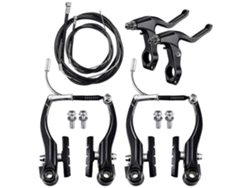 Omni-kit Completo De Frenos Para Bicicleta De Montaña Con Manetas, Cables Exteriores Y Accesorios Delanteros Y Traseros