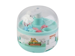 Ats-máquina De Agarrar Muñecas Mini Para Niños Mejora Coordinación Juego Eléctrico Dinosaurio Verde