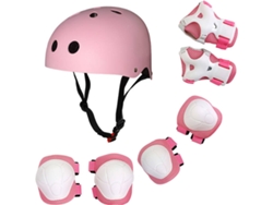 Conjunto de Equipo de Skate Protección para Niños ANSELF Rosa (7)