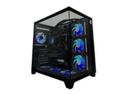 Ordenador Gaming Nitropc Extremo Silver Negro – Intel Core i7-12700KF, AMD Radeon RX 9060 XT 16GB, 32GB DDR4, 1TB M2, Win11 Pro – Listo para jugar