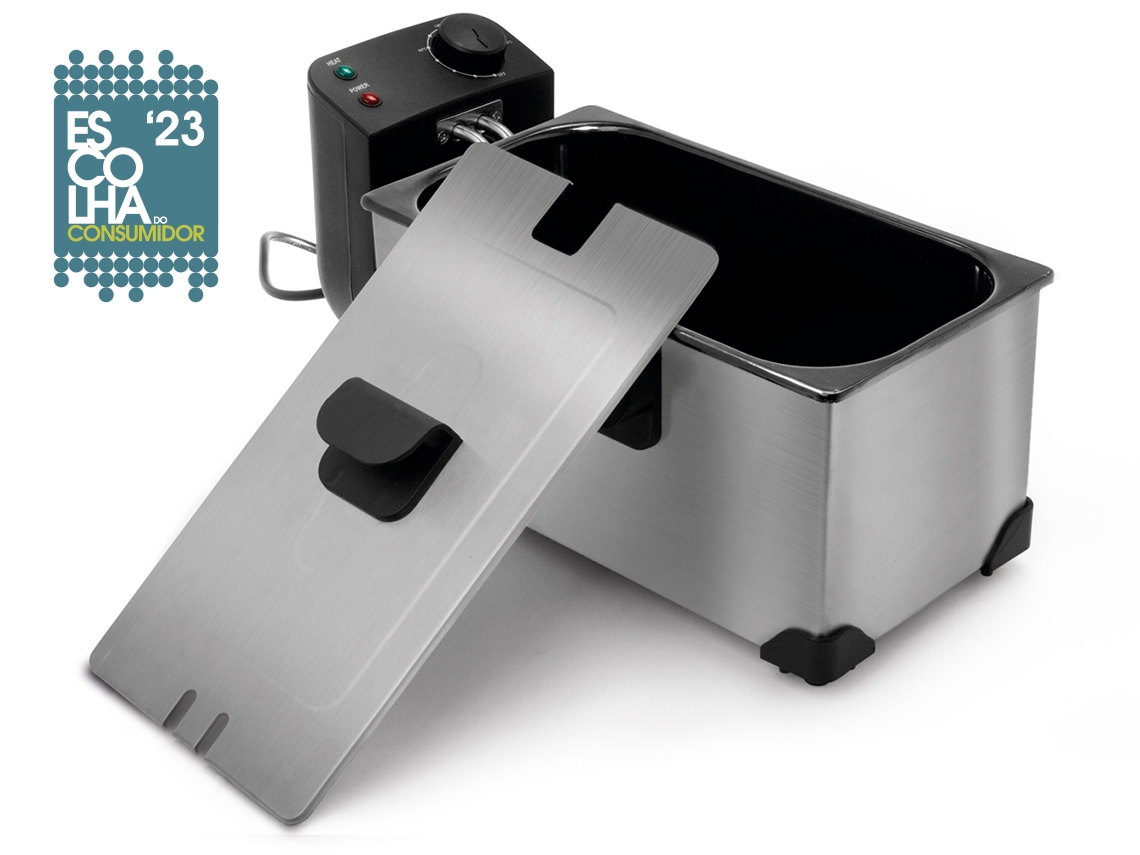 Freidora de Aceite FLAMA 636FL (3 kg - Inox)