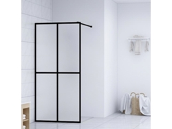 Mampara De Ducha Vidrio Templado Esmerilado 80x195 Cm
