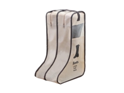 Bolsa de almacenamiento para botas con cremallera, tela no tejida, talla 37-42