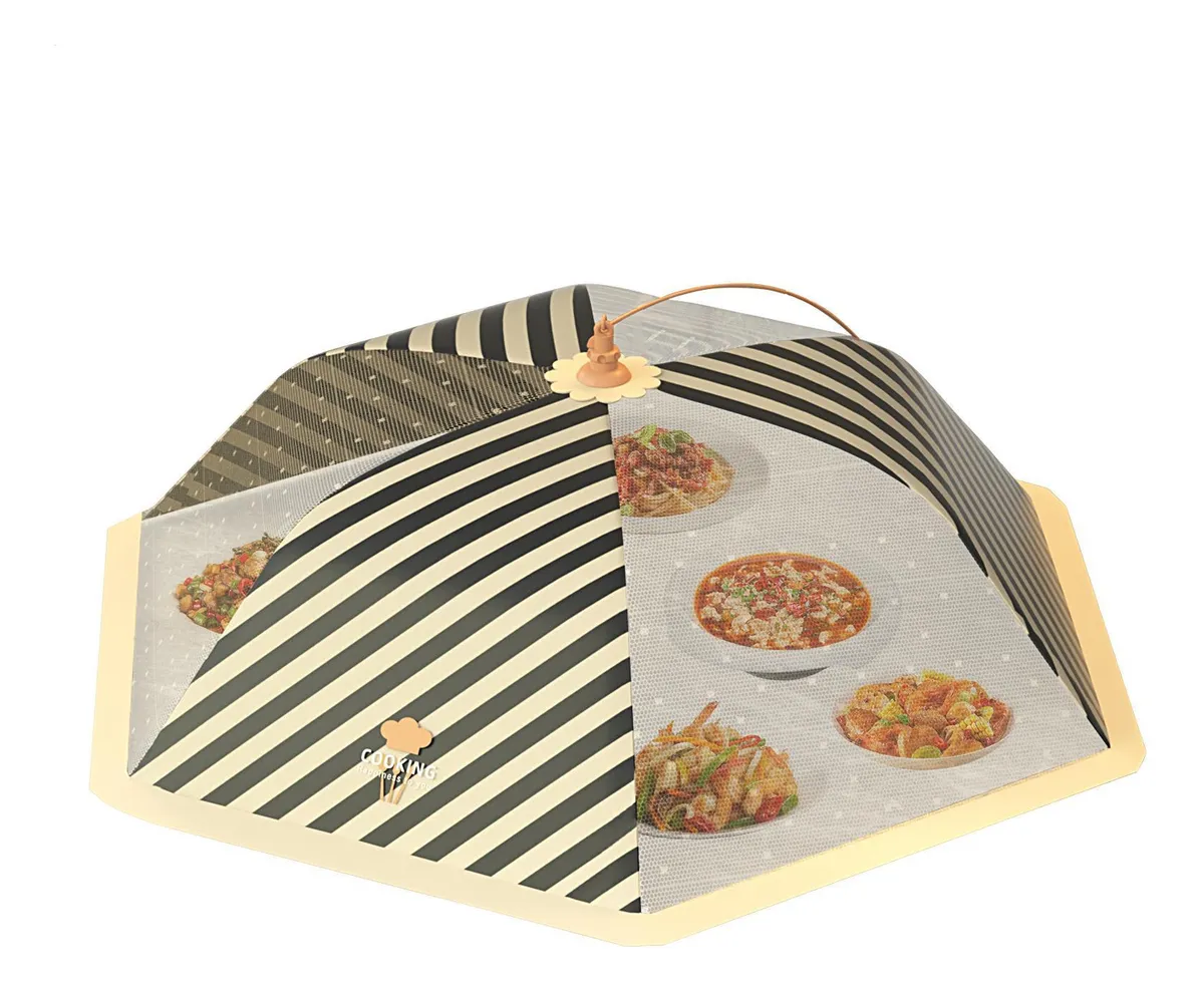 Cubierta de malla para alimentos, cubiertas plegables para alimentos, vayotoy
