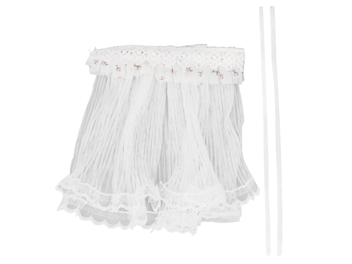 Ats-cortina Decorativa Para Casa De Muñecas En Escala 1:12 Accesorio Miniatura Elegante Para Muebles