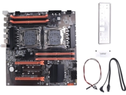 Placa Base X99 Dual Cpu Sata Con Pasta Térmica Y Interruptor Deflector, Lga 2011, Compatible Con Ddr4 - V3