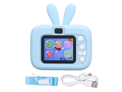 Cámara digital infantil de 20 MP y pantalla azul de 1080p