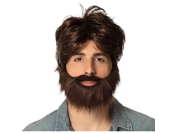 Boland Peluca Con Barba Marron Hombre B006k81m Nuevo