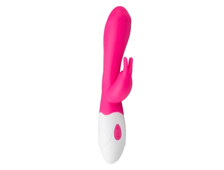 Vibrador conejito recargable de EasyToys Rosa / Blanco EASYTOYS VIBE COLLECTION