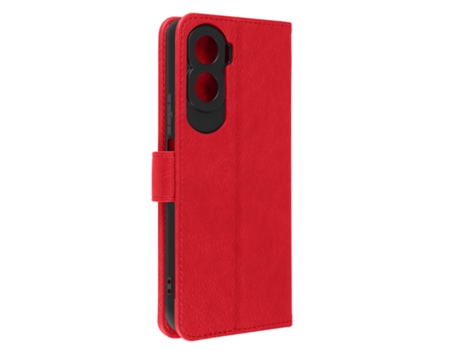 Funda para Honor 90 Lite Tarjetero Soporte Vídeo Rojo AVIZAR