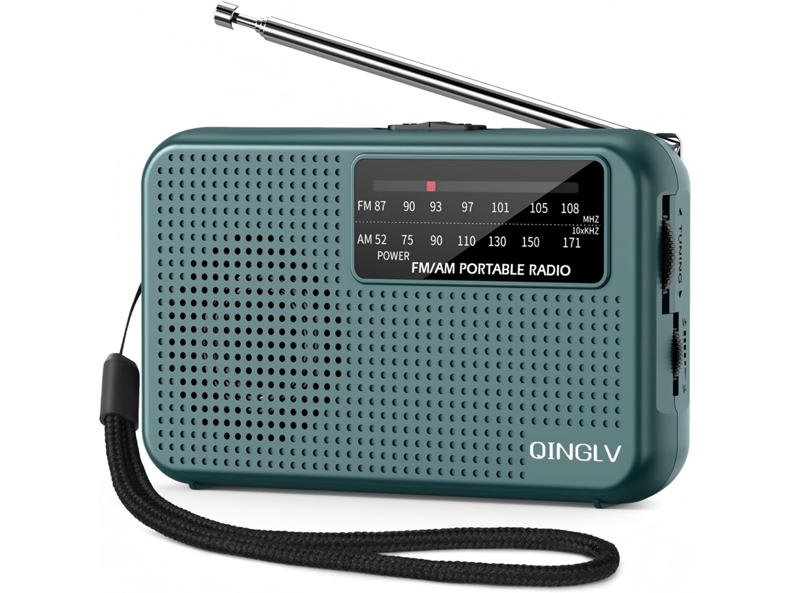 Mini Radio Portátil Con Recepción Am/fm.