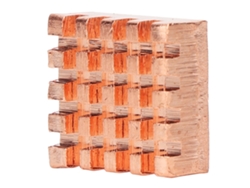 Disipador de calor de latón puro de 8 piezas de 12 x 14 mm para refrigeración