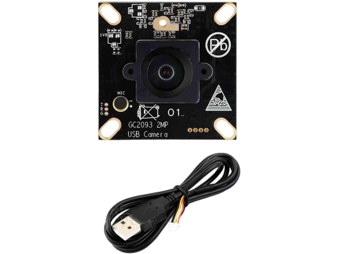 Cámara De Videoconferencia Gc2093 Con Micrófono Usb Y Retroiluminación Dinámica Para Pc, Tableta,