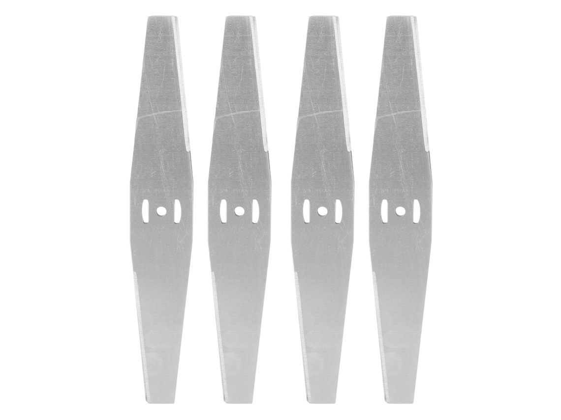 4 Cuchillas De Acero Inoxidable Para Cortacésped Eléctrico - Repuesto Para Jardín