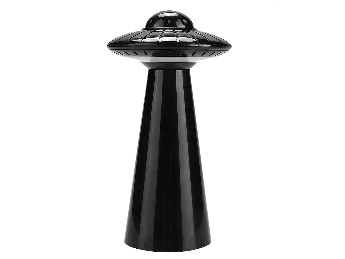 KOFIHETY Lámpara de Mesa LED con Carga USB Moderna para Hogar Dormitorio Estudio Negro
