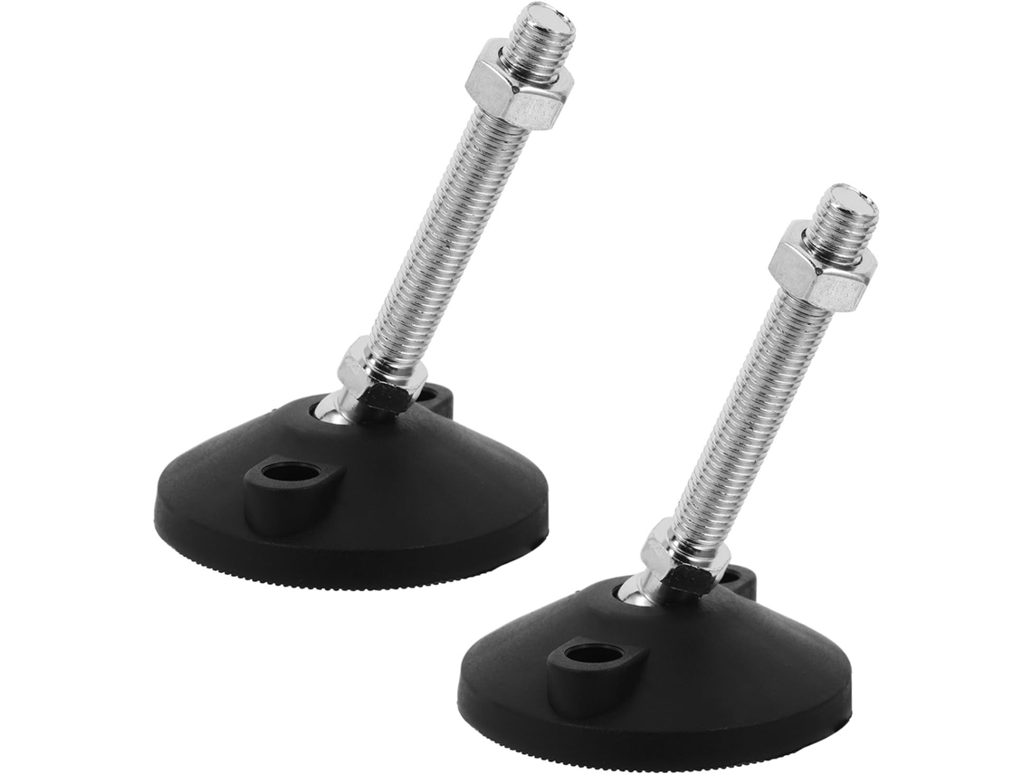 Patas Niveladoras Ajustables Muebles Nylon Hierro, Base