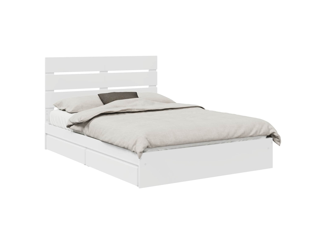 Maison Exclusive - Cama Con Almacenamiento 160 X 200 Cm Madera De Ingeniería
