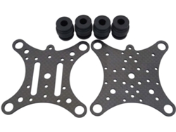Kits de amortiguación de vibraciones de fibra de carbono para cámaras de acción Slowmoose