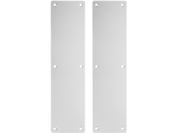 Placas Empuje Tracción Puertas 80x300 Mm Acero Inoxidable