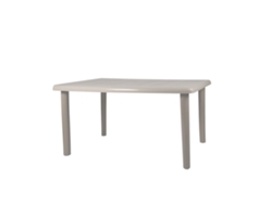 Mesa Oval Reciclada Exterior 140x90 Arena Desierto Olot Garbar
