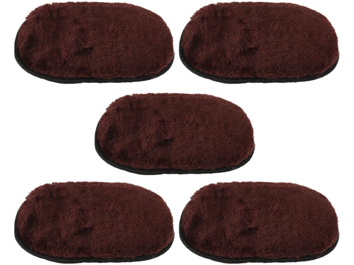 Guantes De Limpieza Y Pulido Rápidos Y Fáciles, Juego De 5 Piezas De Lana Sintética Para Zapatos.