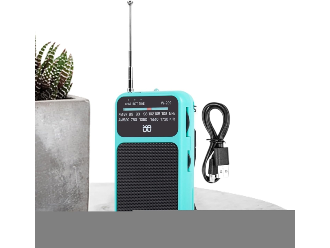 Dispositivo De Radio Fm/am/fm Ligero | Linterna Multifuncional Compacta