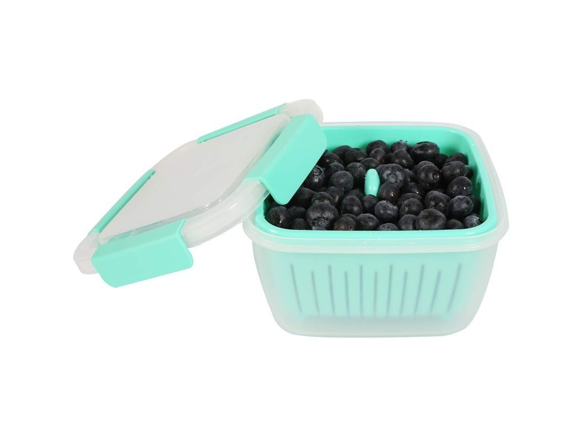 2026-41477-envase De Almacenamiento De Alimentos Con Tapa Hermética Transparente 50 Oz Verde 2 Piezas