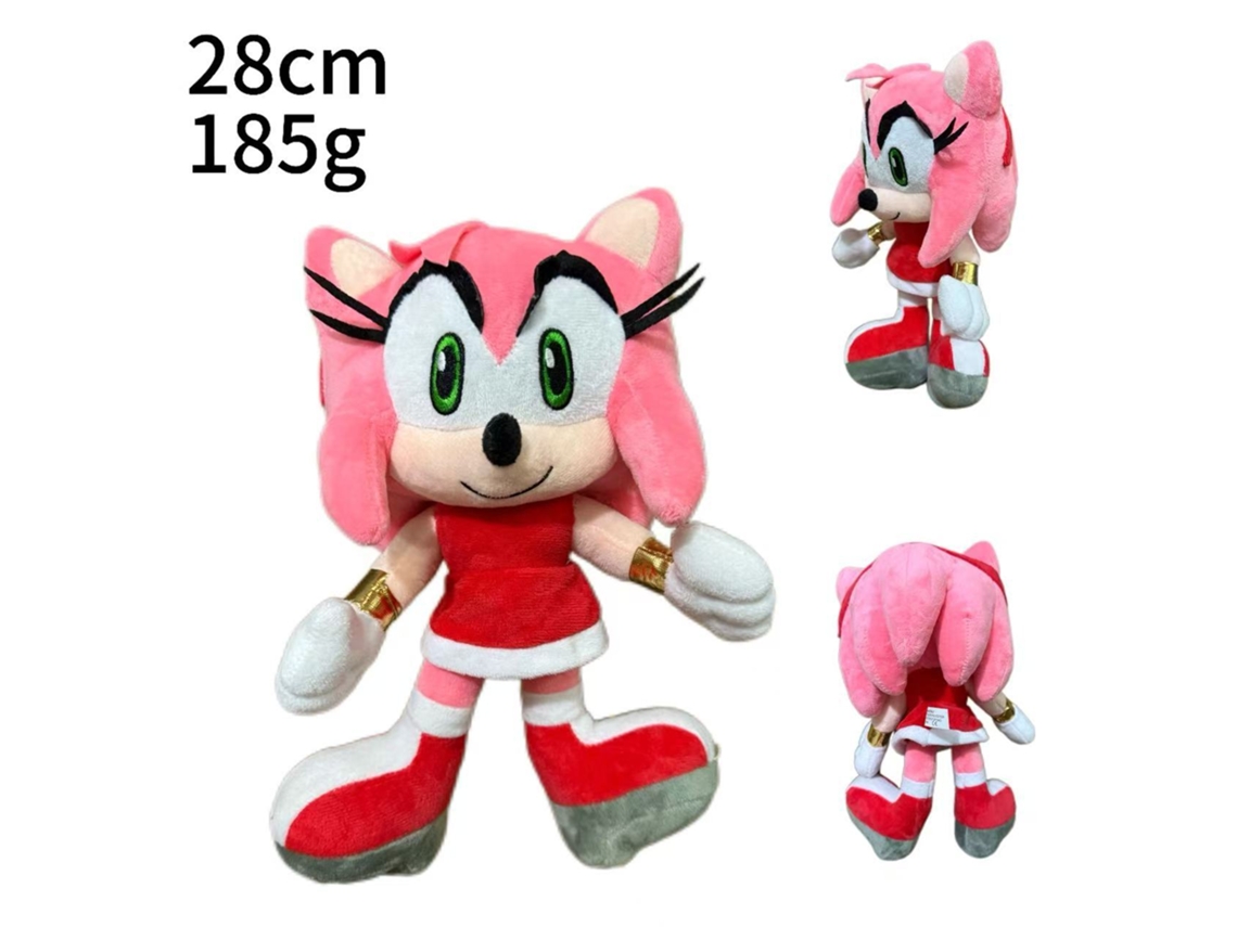 Peluche De Sonic Super Tails Knuckles Hedgehog 30 Cm Con Cabeza Grande Para Niños