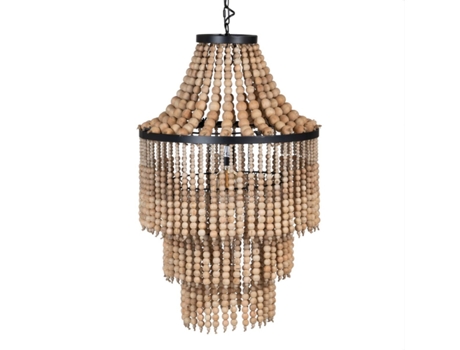 Lámpara de Techo Natural 220-240 V 50x50x82 cm