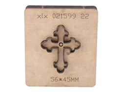 Moldura De Corte Transversal De Acero Aleado Para Punción En Cuero Con Placa De Madera Para Artesanía Diy