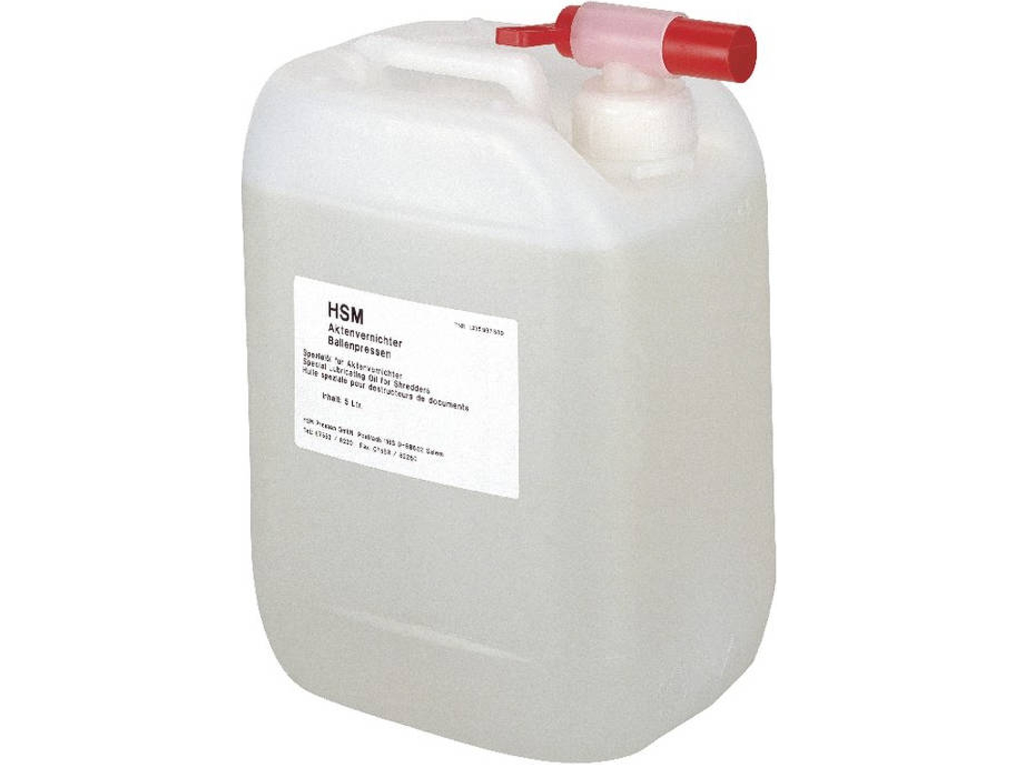 Aceite Lubricante Destructora HSM 1235997501 (5 L)