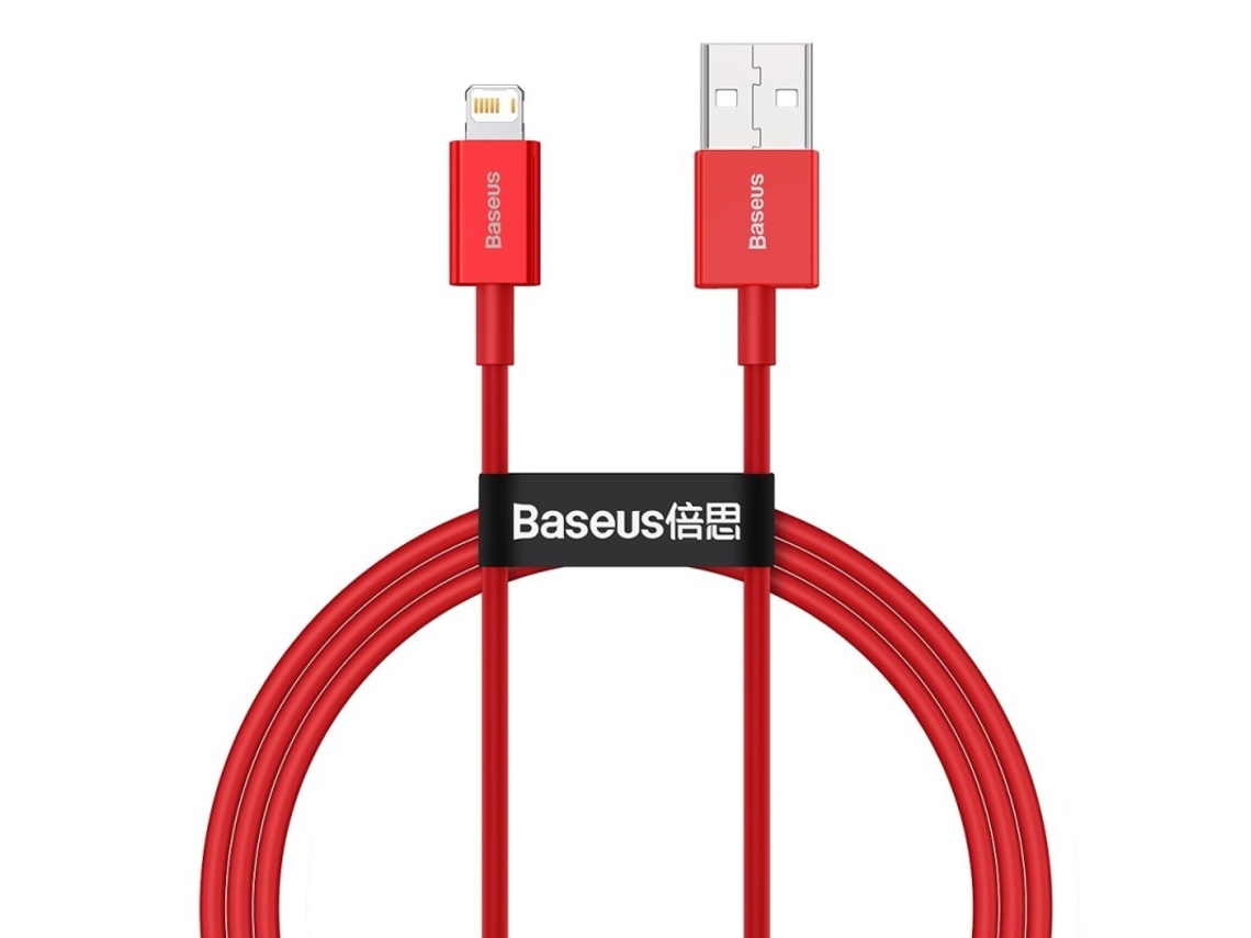 Cable Calys Lightning BASEUS Rojo