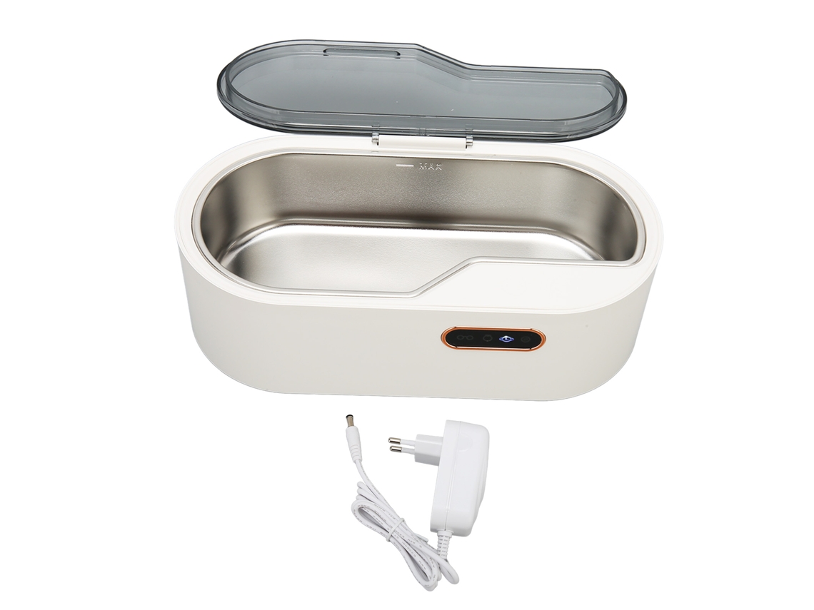 Limpiador De Joyas Por Ultrasonidos, 450 Ml, Máquina De Limpieza Por Ultrasonidos Portátil Para Gafas, Relojes, Brochas De Maquillaje, 100-240 V, Enc