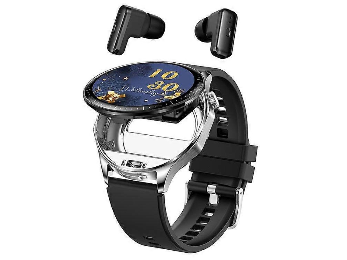 Reloj inteligente 2 en 1 con auriculares TWS, pantalla AMOLED de 1,43 pulgadas, Bluetooth y compatibilidad con llamadas. Ly Ebike