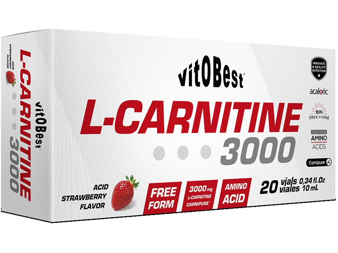 L-Carnitine 3000 20 x 10 Ml Fresa