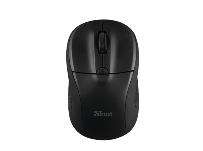 Ratón TRUST Primo (Inalámbrico - Óptico - 1600 dpi - Negro)