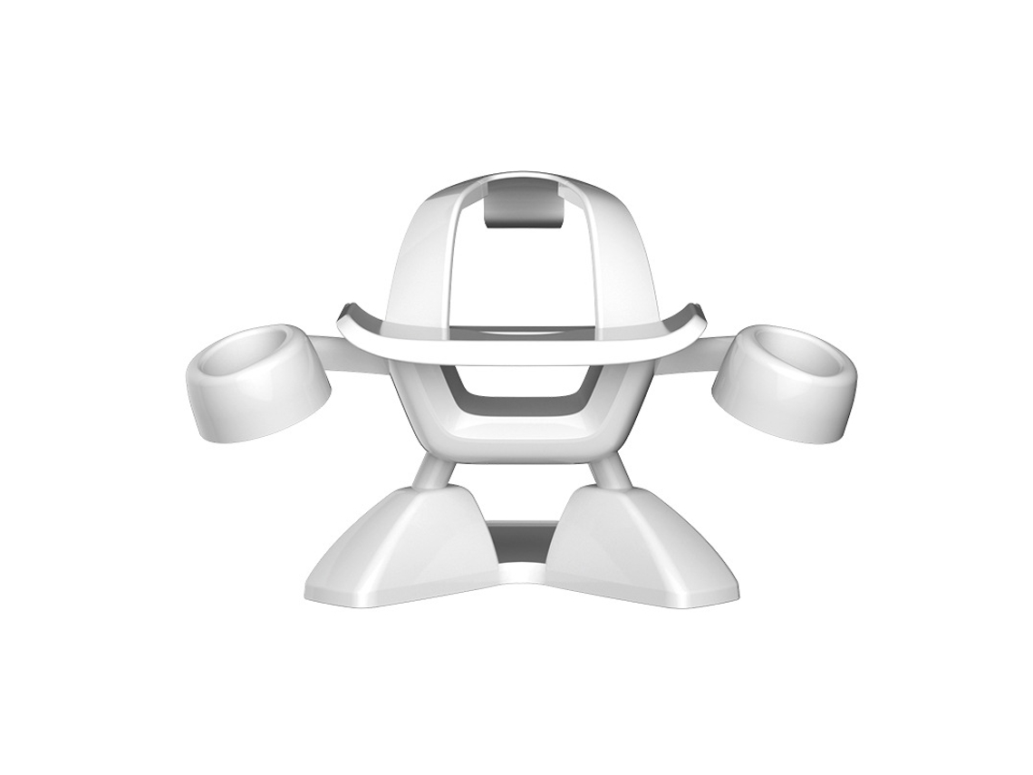 Soporte Expositor Chrui Compatible Con Meta Quest 3 Formato Robot (blanco)