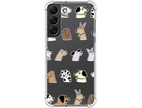 Carcasa Samsung Galaxy S22 5G TUMUNDOSMARTPHONE Dibujos Antigolpes Perros Multicolor