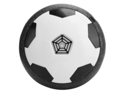Bola de futebol flutuante Bj com luzes LED, brinquedo infantil para ambientes internos, ideal para bebês e crianças pequenas.