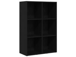 Maison Exclusive - Librería De Roble Negro, 66x30x98 Cm, Madera De Ingeniería