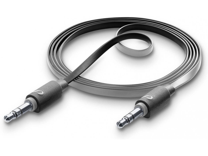 Cable de Audio CELLULARLINE (1 m - Negro)