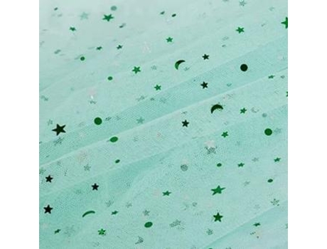 Tela De Tul De Malla De Punto Para Coser La Decoración De La Casa Colorida Y Coloreada (6 - 25X135 Cm 0.25 Metros)