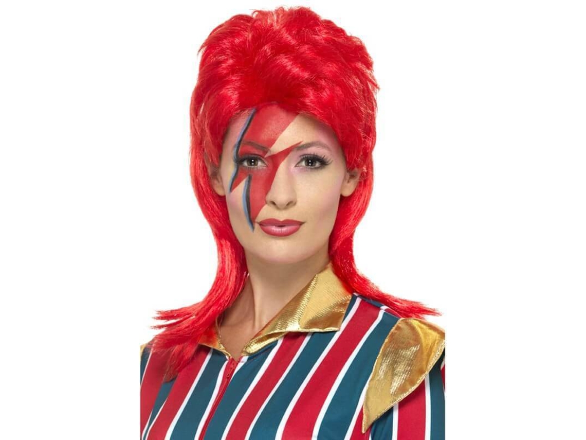 Peluca DISFRAZZES Roja De Superestrella De Los 70 (Talla: Talla Universal)