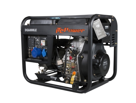 Itcpower Dg6000Le Generador Eléctrico Diesel Itcpower Abierto 5,3 Kw ITC POWER