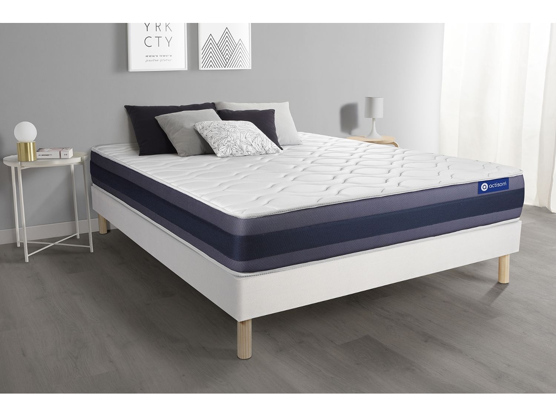 Somier Actimemo Morpho Multiláminas Zonas ACTISOM Espuma con memoria Blanco (200x200)
