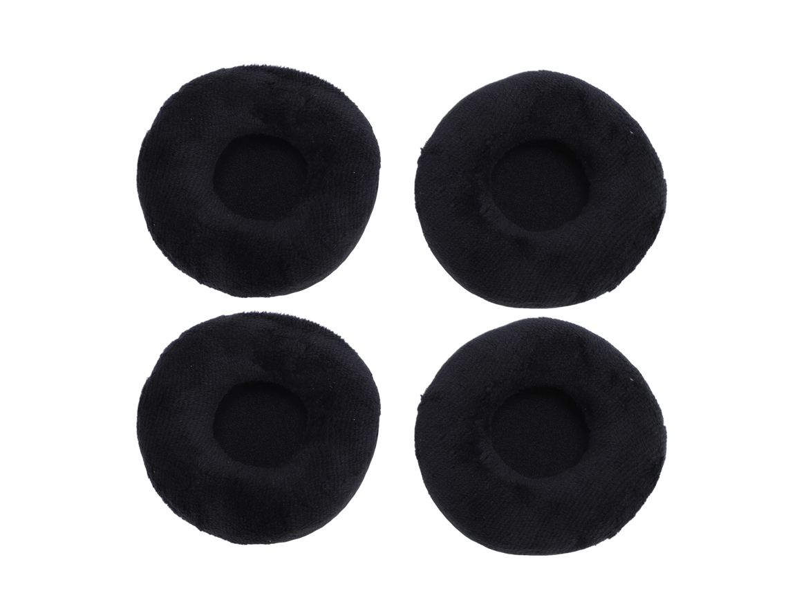 4 Almohadillas De Repuesto De Terciopelo Y Espuma Para Auriculares Ath-s200bt Sj33 Esw9 Es10 Es Series - Negro