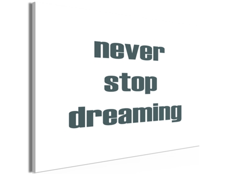 Cuadro ARTGEIST Never Stop Dreaming (1 Part) Wide (60x40)