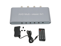 Multivisor AHD 4x1 con interruptor y control remoto